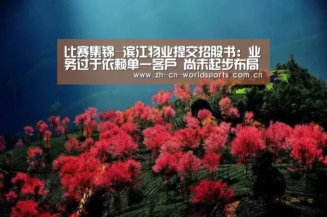 比赛集锦-滨江物业提交招股书:业务过于依赖单一客户 尚未起步布局全国(图1) 世界杯